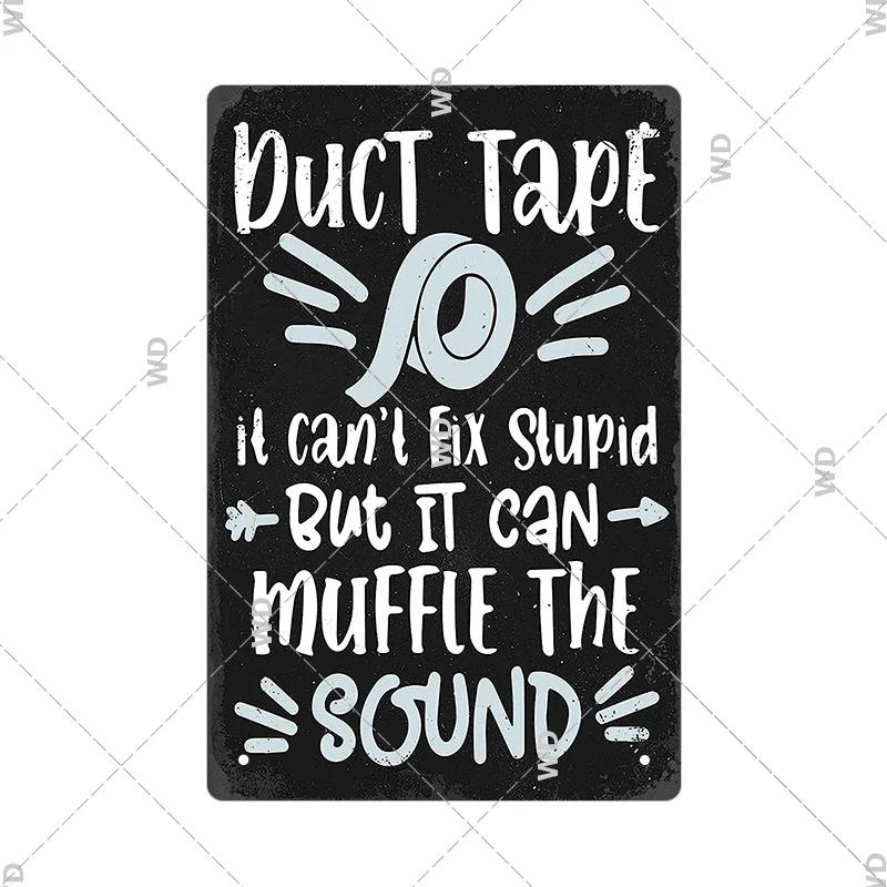 Funny Old  Wise Young  Stupid Metal Tin Sign  Retro Humor Wall Decor for Home  Bar