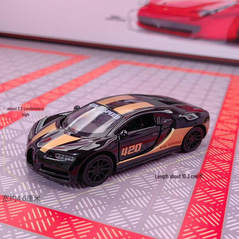 1:43 Alloy Pull-Back Sports Car Toy Figurine for Kids - Claw Machine Gashapon Gift.