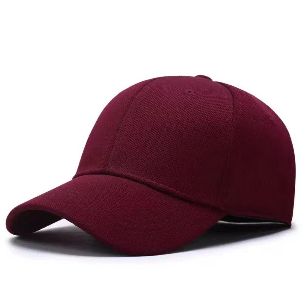 Lässige Unisex Atmungsaktive Baseballkappe Unifarbene Hip Hop Snapback Mütze Für Alle Jahreszeiten