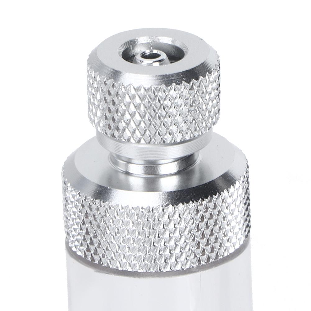 Stainless Steel Aquarium CO2 Bubble Regulator Counter Water Plants Cylinder Flow Valve