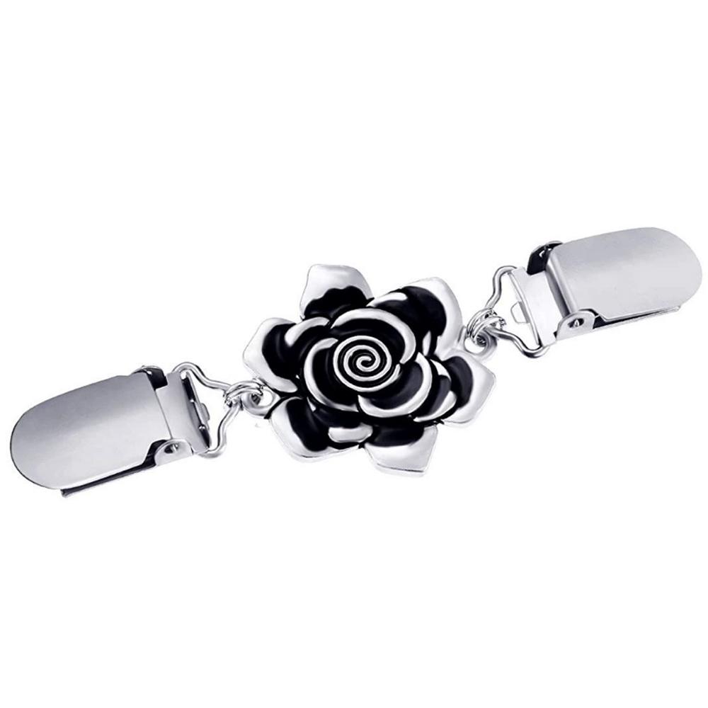 

1/4PCS Classic Brooches Cardigan Clip Multi Styles For Choose Perfect Sweater/ Shawl/ Shirt Decor For Women Official Attire