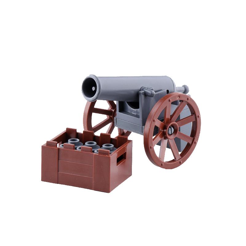 MOC Militär SWAT Waffe WW2 Spielzeugpistole Sandsackkanone Bausteine Ziegel Spielzeug für Kinder Kinder Geschenke DIY Spielzeug Militär