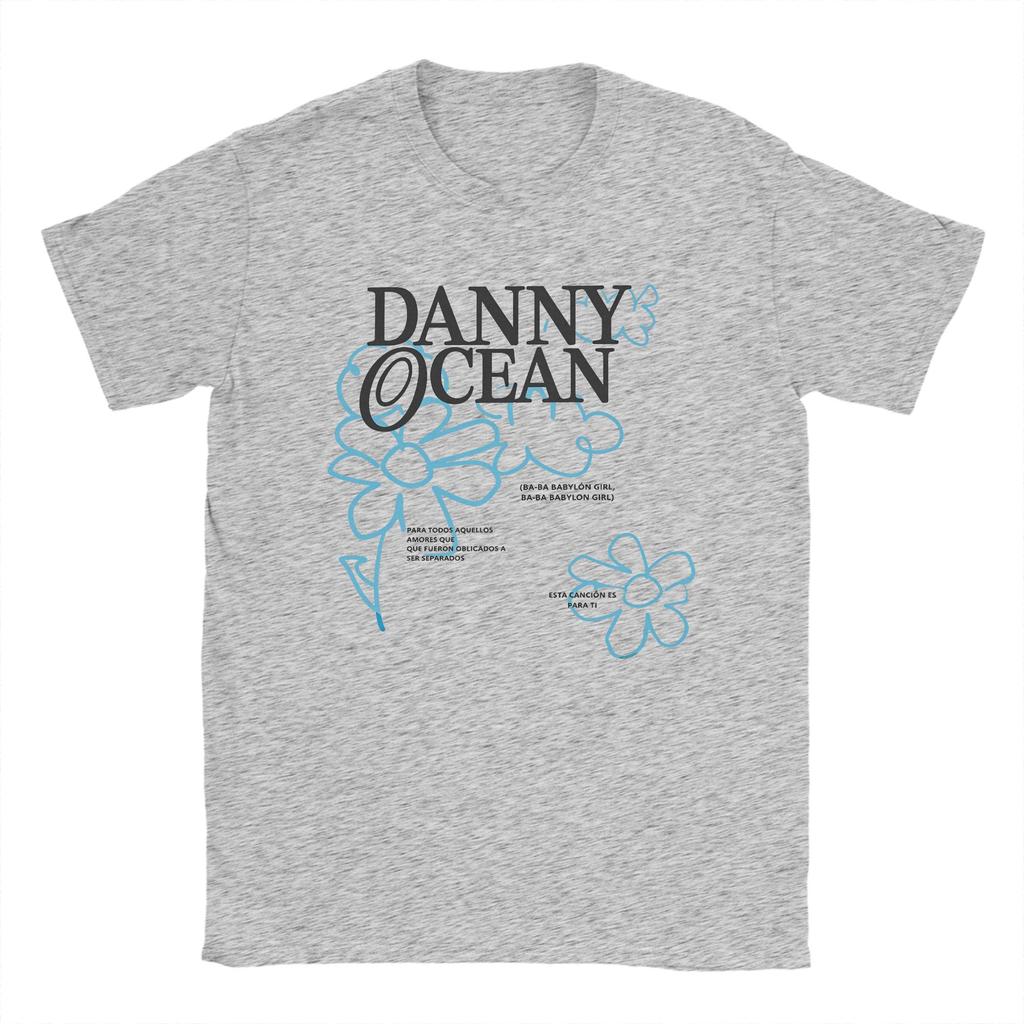 Rapper Danny Ocean Album TShirts Men  Casual 100 Cotton Tees Round Neck Short Sleeve T Shirts 4XL 5XL 6XL Clothes