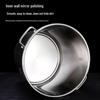 Yuexiang Commercial Thickened Stainless Steel Storage Pot with Lid