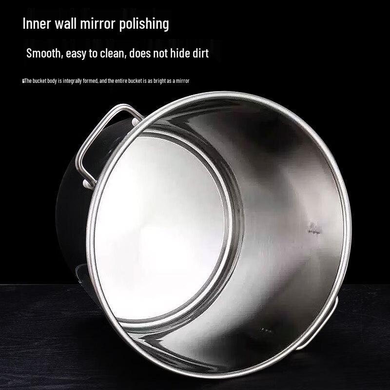 Yuexiang Commercial Thickened Stainless Steel Storage Pot with Lid