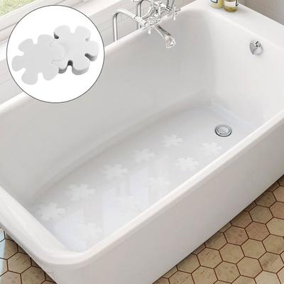 10Pcs Anti-slip Stickers Clear Waterproof PVC Bathtub Sticky Non-slip Stickers Household Supplies