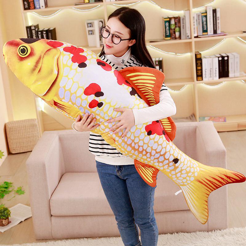 Koi Plush Pillow Toy - Children's Ragdoll & Cushion Birthday Gift