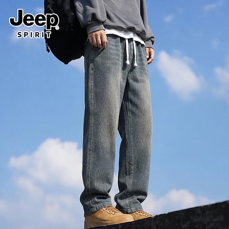 JEEP SPIRIT Men s Relaxed Fit Casual Jeans 2XL
