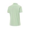 Li-Ning Fitness Series Simple Solid Color Loose Fit Short Sleeve Polo Shirt Women tops Sheep-Fat-Green APLV016-4