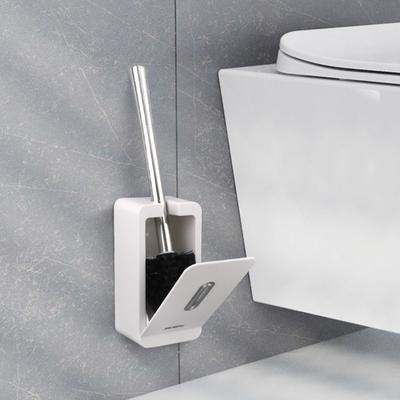Eimerbürstenset zum Reinigen von Toiletten, abnehmbare Toilettenbürste, bodenstehende, stanzfreie Toilettenbürste mit langem Griff, Badezimmer