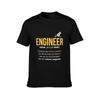 Engineer Definition Funny Gift TShirt Casual Daily Wear Short Sleeve Top