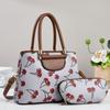 Trendy Fashionable Print Women's Bags Versatile Casual Tote Bags Essential 2Piece Set Handbags for Large-capacity Commuting Bags