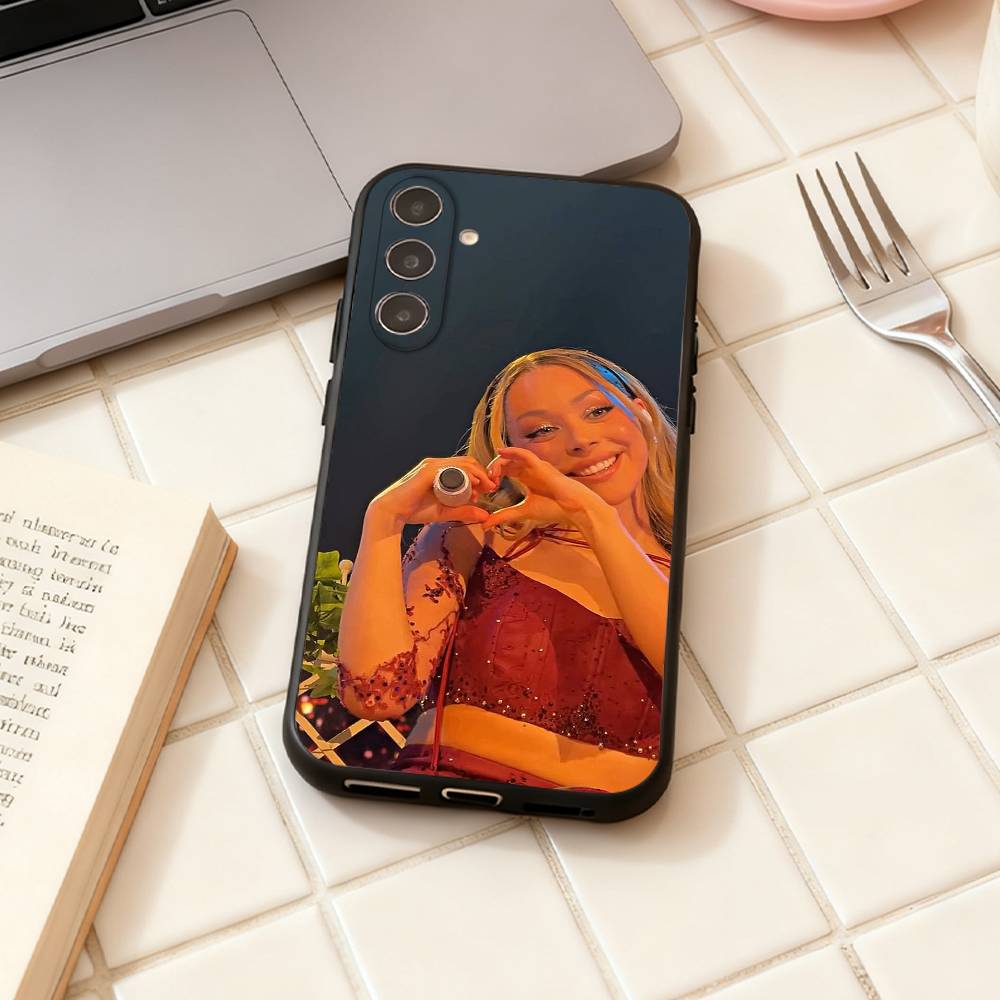 

Singer A-Ayliva wallpaper phone Case For Samsung Galaxy A73,A72,A71,A70,A53,A52,A51,Others Soft Black Shell Samsung a52