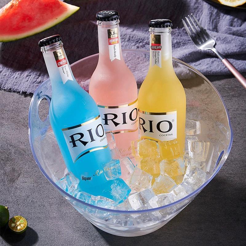Ice Bucket Bar: Red Wine & Beer Multi-purpose Storage for Fruits, Vegetables, and Camping.