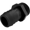 20 Pcs 3/4" Barb X 3/4" NPT Male Connector, Plastic Hose Barb Fitting, Adapter, Industrial Hose Barb To Pipe Fittings Connect
