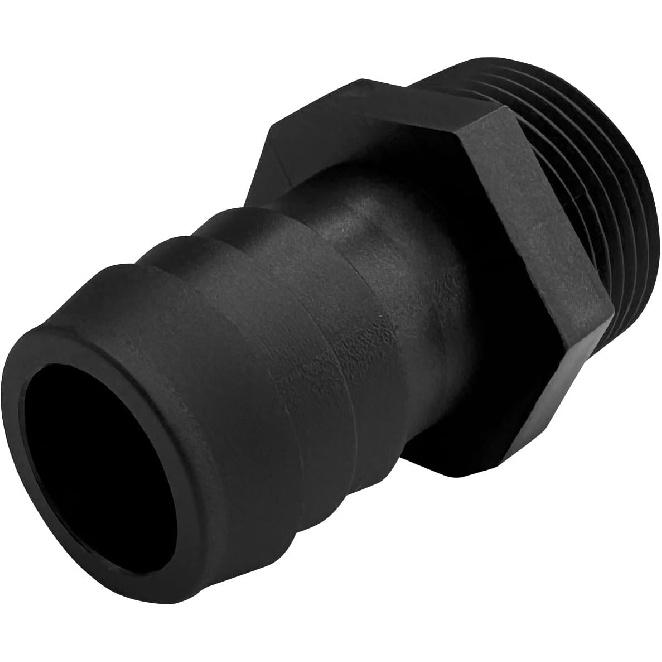 20 Pcs 3/4" Barb X 3/4" NPT Male Connector, Plastic Hose Barb Fitting, Adapter, Industrial Hose Barb To Pipe Fittings Connect