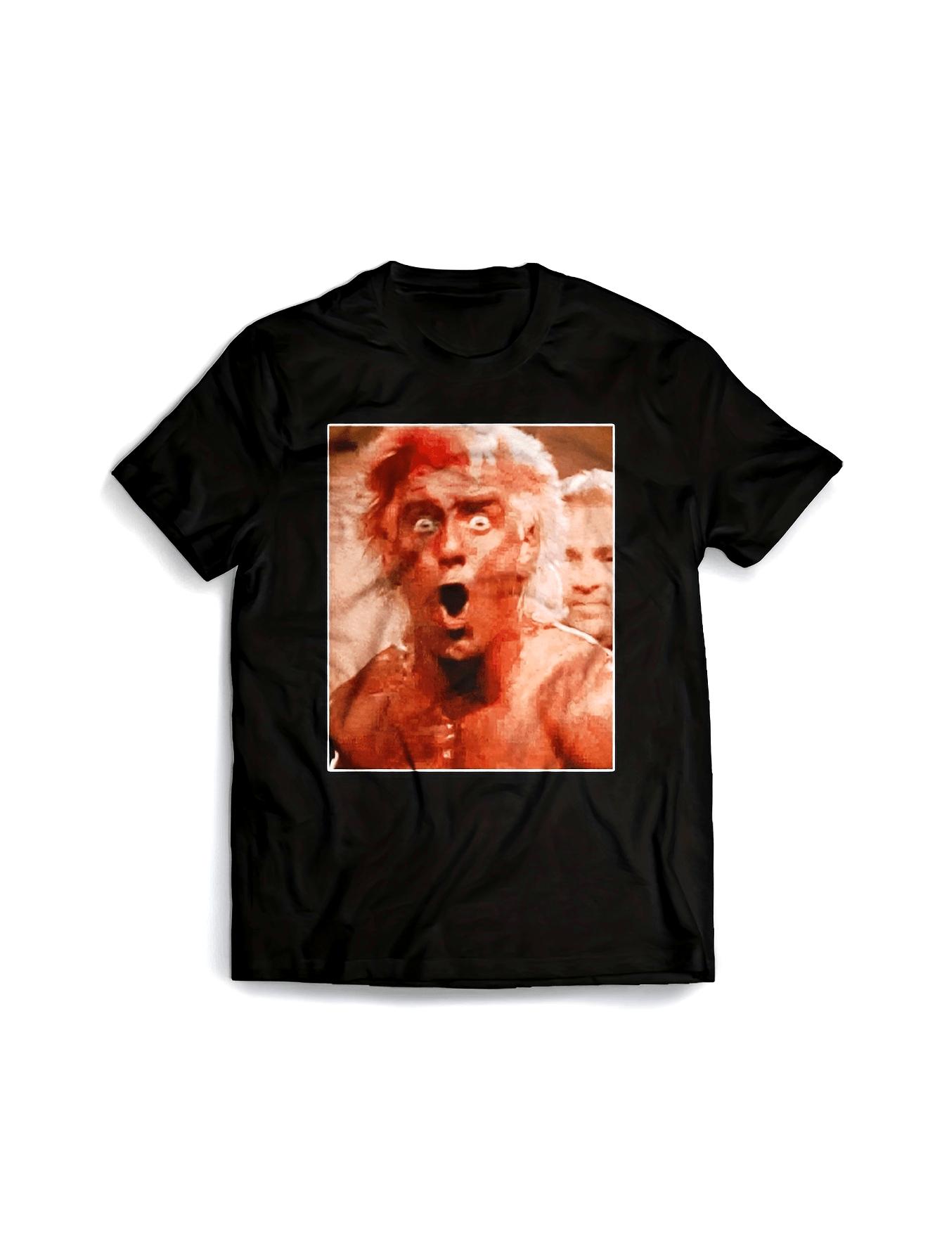 Ric Flair  92 Vintage Wrestling Graphic Tee - a Black Unisex Shirt Featuring The Iconic Four-Letter Leg Lock Design - a Retro Wrestling Legend Apparel XXXXL