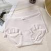 Ultra-thin Underwear Women's Breathable Nude Ice Silk Antibacterial Crotch Middle Waist Fat Plus Large Women's Briefs