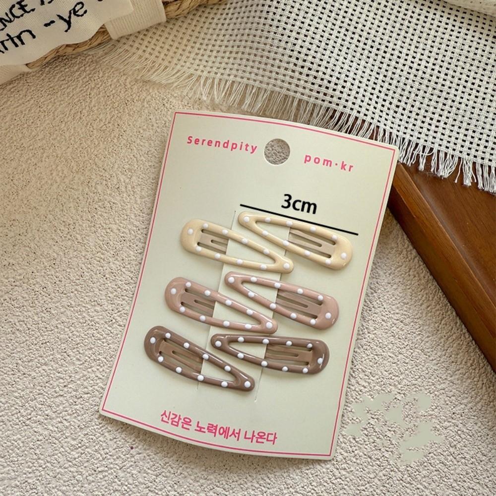 6 pièces/ensemble Pinces à cheveux douces Barrettes mignonnes Accessoires pour cheveux Épingle à cheveux pour filles