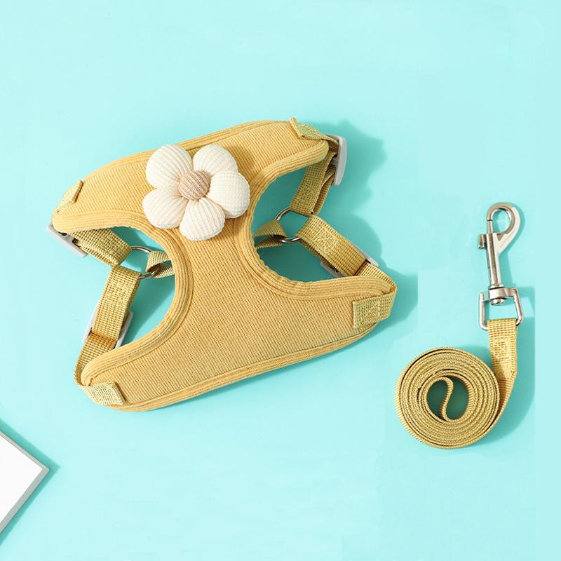 Postroj pro psa se sadou vodítek 1,2 m Nastavitelný postroj pro štěňata Kočky Francouzský buldoček Čivava Venkovní vodítko pro vycházky