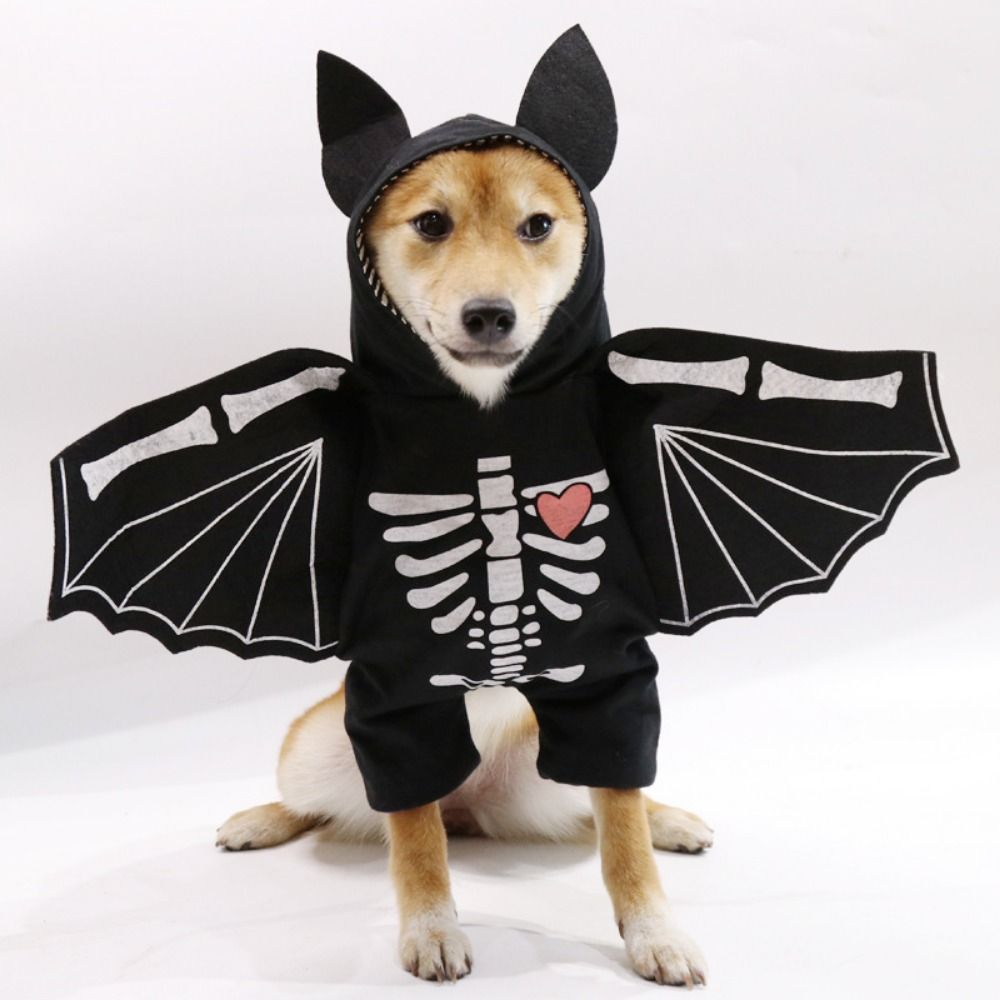 Wear Resistant Halloween Pet Bat Costume Decorative Cats Bat Wings Costumes  Cosplay Party