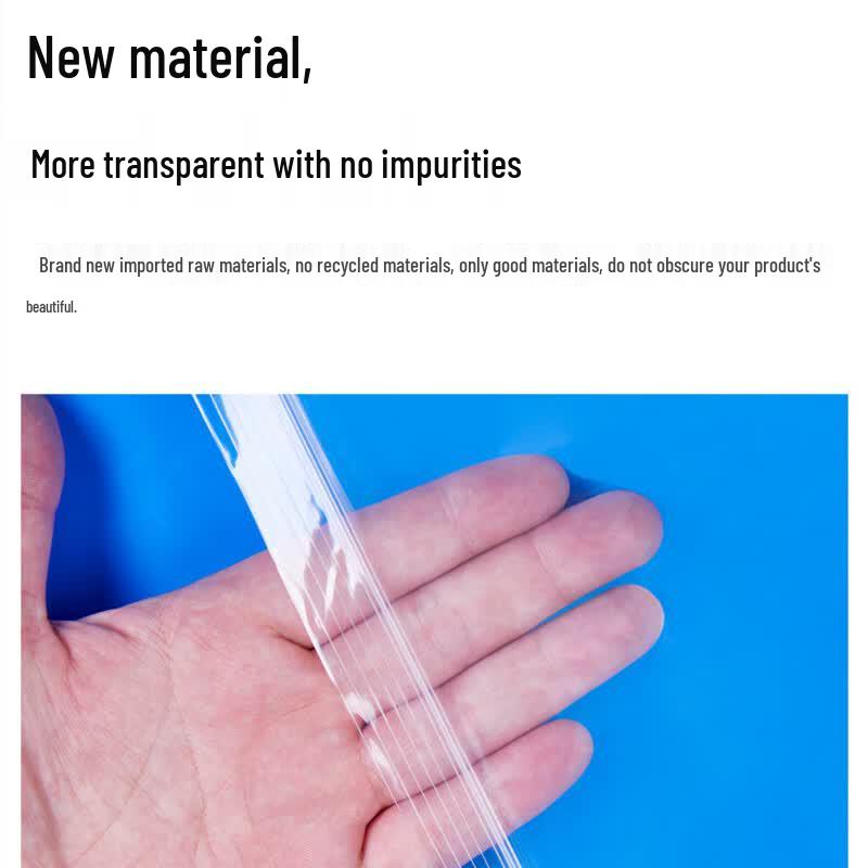 Red-Edge Industrial Self-Sealing Plastic Bags