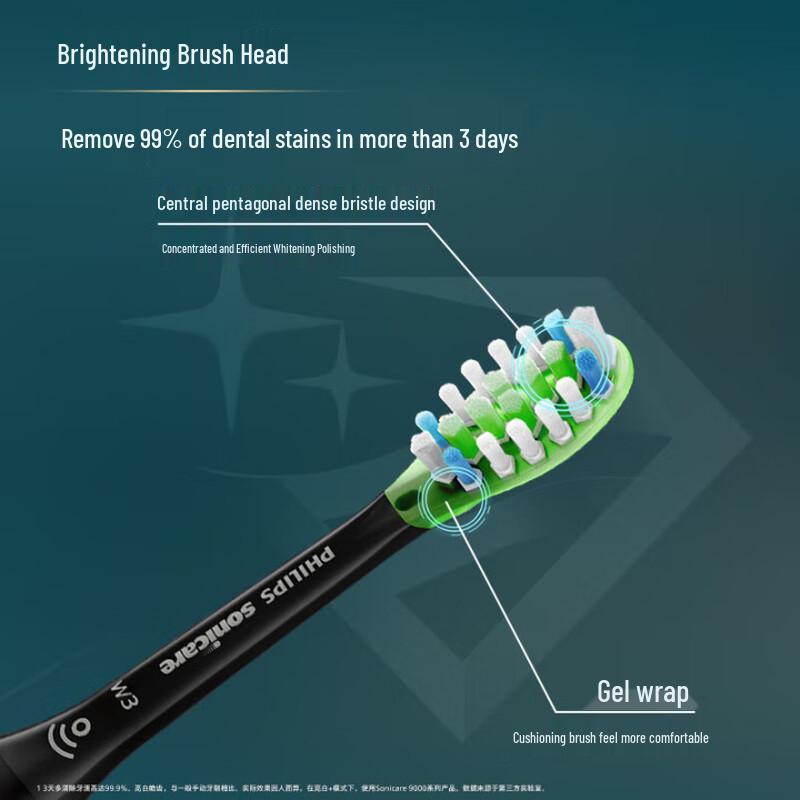 Philips DiamondClean 9000 Series AI Sonic Electric Toothbrush CN plug (adapter included)