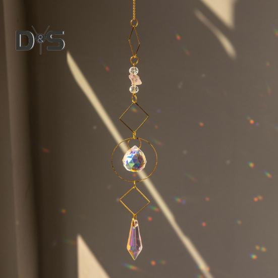 Поддельный кристаллический ловец солнца, подвесной красочный ловец солнца, радужная призма, ловец солнца для окна, сада, дерева, свадьбы, вечеринки, автомобиля, дома, внутреннего и наружного декора