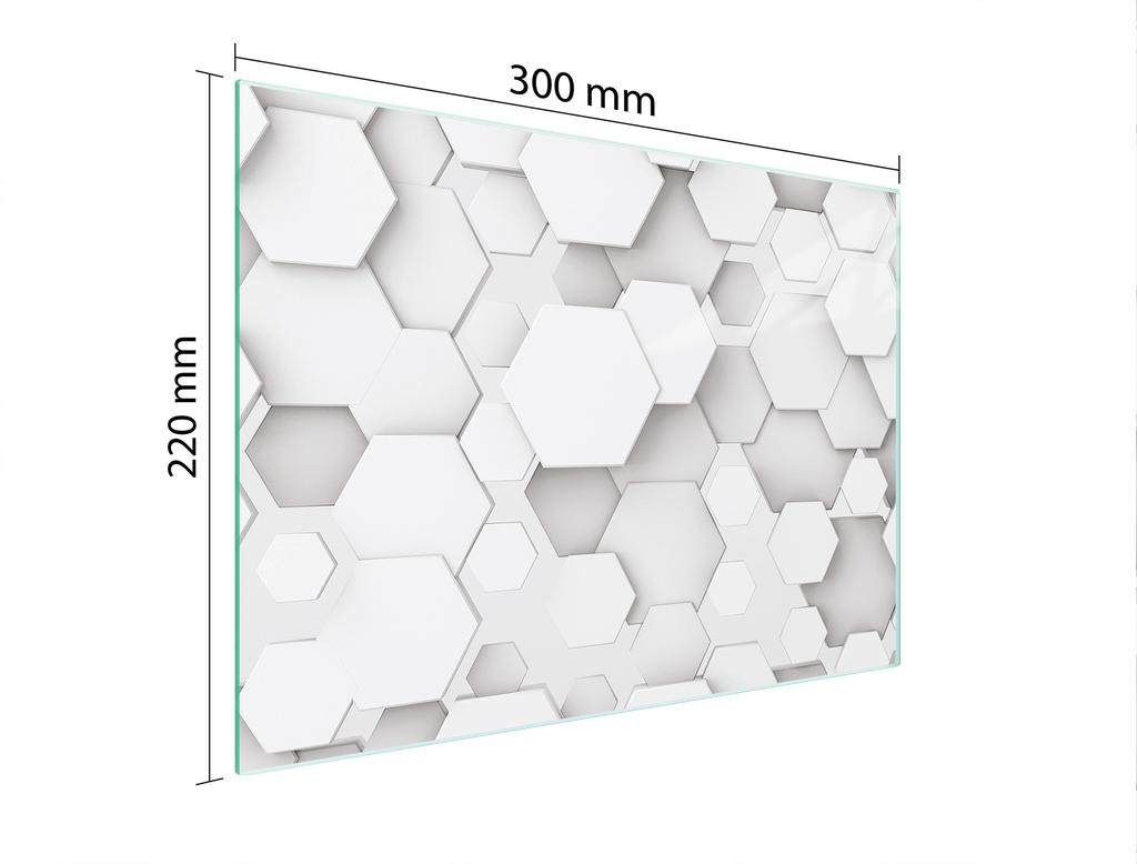 SZKLANA DESKA DO KROEJNIA 30x22 WZÓR