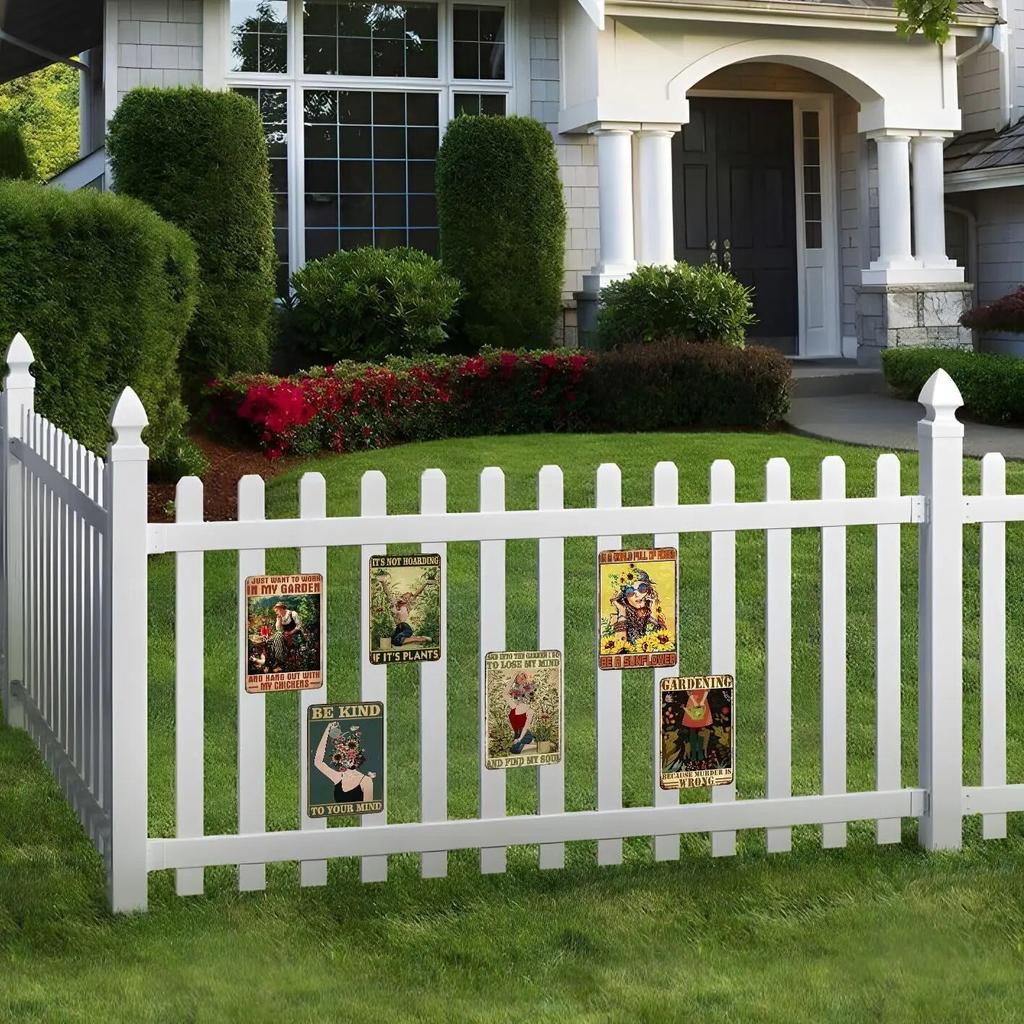 Garden Sign Retro Metal Tin Sign It's Not Hoarding If It's Plants Funny Retro Sign Garden Decor Plant Wall Decor Gift for Home