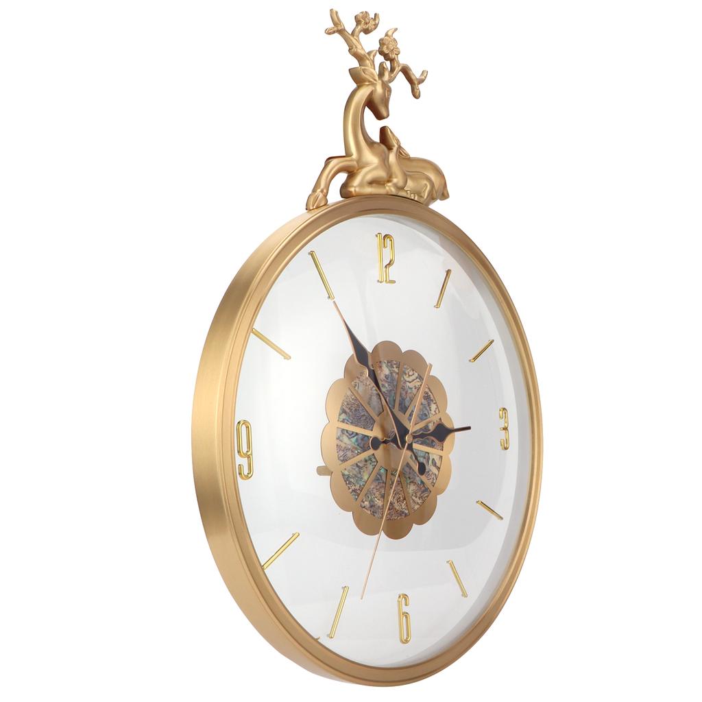 Simple Wall Pendulum Clock Silent Wall Clock for Living Room Bedroom Home Decoration