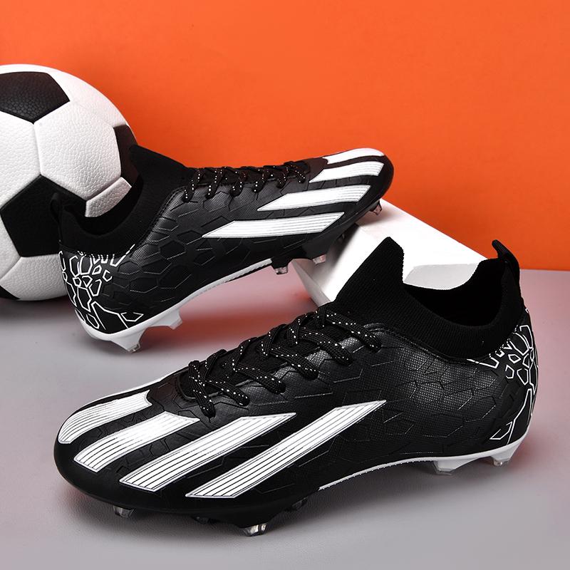 Football Boots Cleats Athletic Comfy Outdoor Kids Soccer Shoes Anti-slip Adult Lightweight Workout Match Grass Fresh Male
