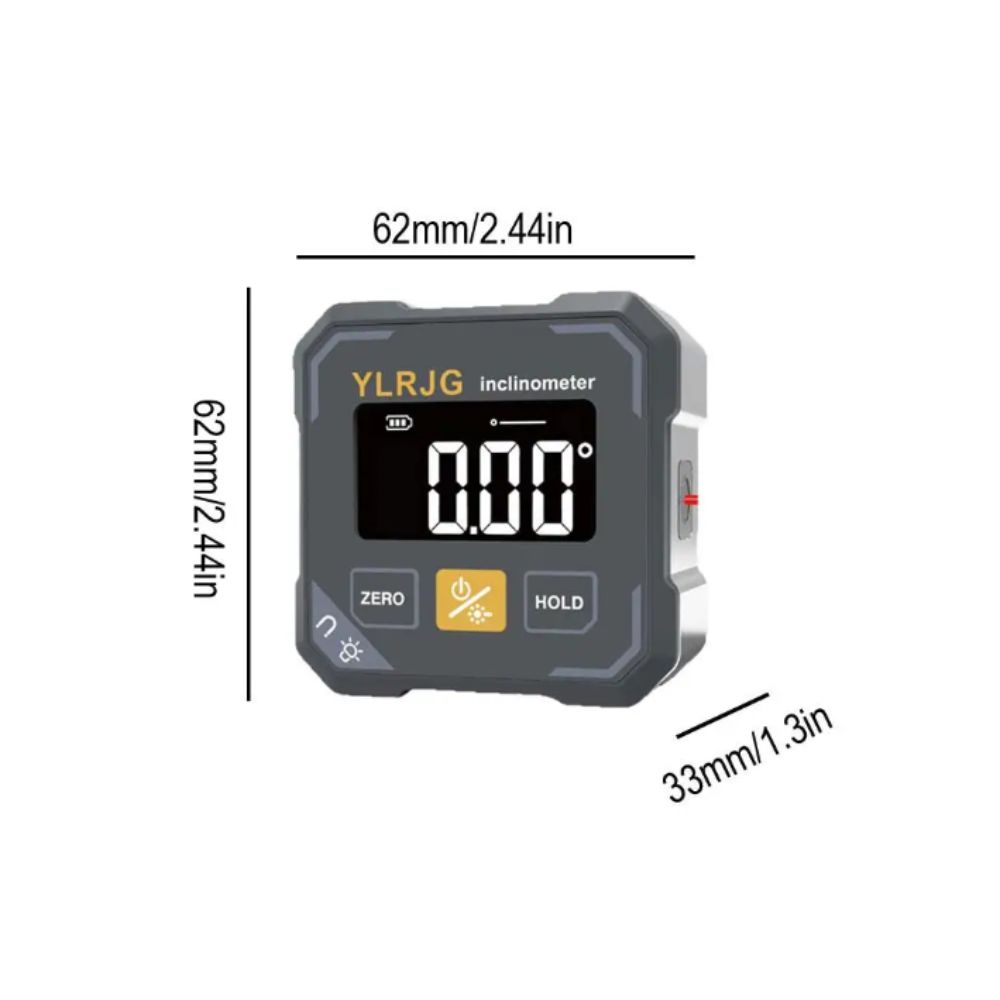 Magnetic Adsorption Angle Gauge High-Precision Digital Level Electronic Level Angle Measurement