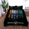 3D Print Aliens Horrible Bedding Set Soft Comforter Cover With 1/2pcs Pillow Shams For Kids Adults Microfiber Quilt Cover