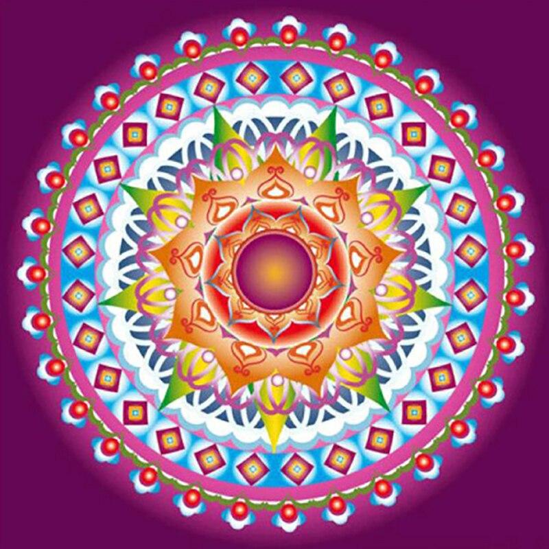 5D Diamond Painting Mandala Flowers Modern Pattern DIY Full Round Drill Cross Stitch Diamond Embroidery Home Decor Gift
