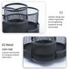 360 Rotatable Metal Mesh Pen Holder Multifunctional Stationery Organizer  Makeup Brush
