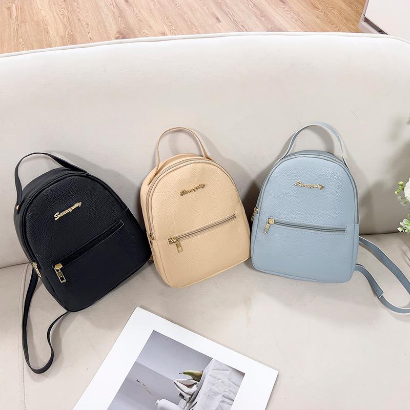 Mini backpack, small bag, women's casual small backpack.