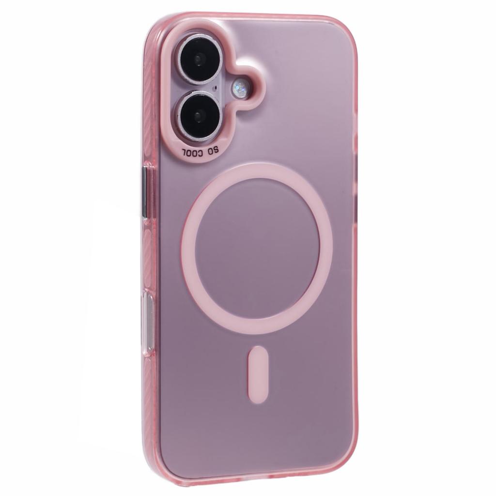 For iPhone 16 Plus Case Compatible with MagSafe Laser Effect TPU+Acrylic Phone Cover