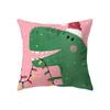 Merry Christmas Santa Claus Elk Print Pattern Cushion Cover Home Decoration Living Room Sofa Square Pillow Cover