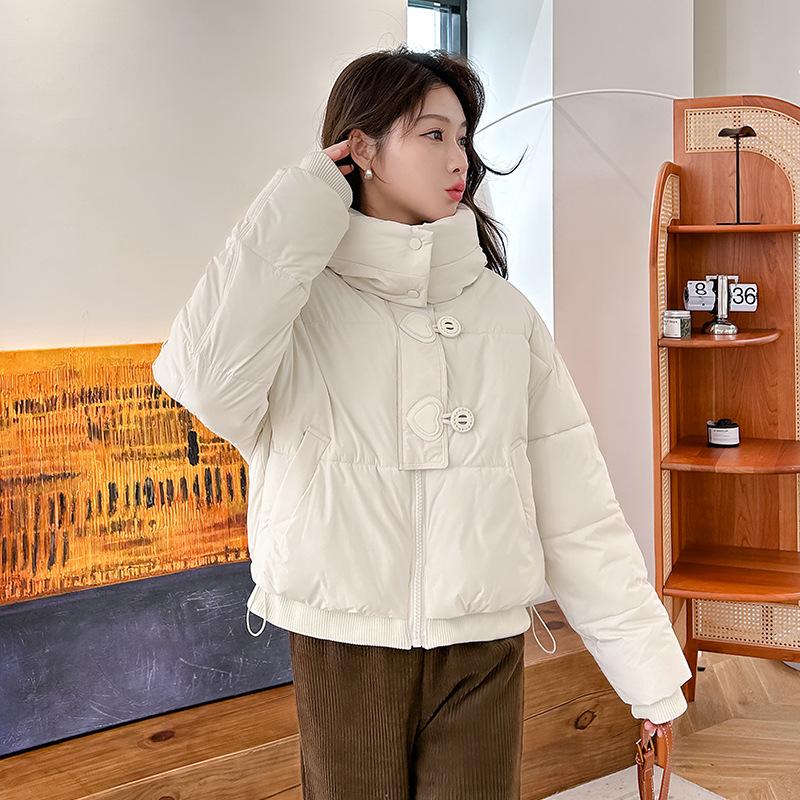 Short hooded down padded jacket women's winter 2025 new Korean version of loose fashion foreign style versatile warm jacket