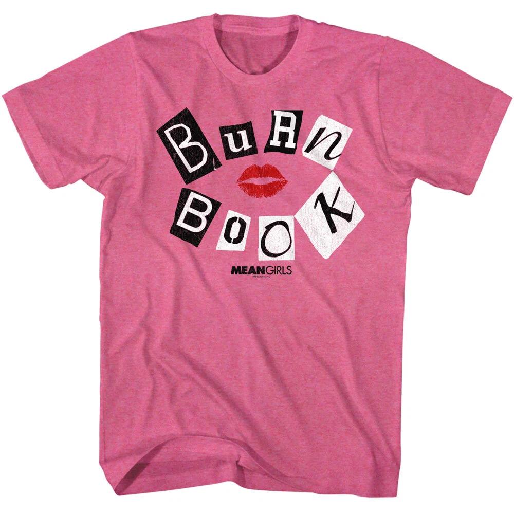 Mean Girls Movie Burn Book Lips Stick Kiss Men s T Shirt XL
