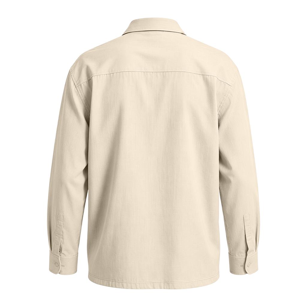 Men's Long Sleeve Pullover Shirt for Spring and Fall Casual Wear