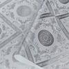 Luxury Classic Gold Foil Wallpaper Roll Living Room 3D Relief Lattice Wall Paper Ktv Bar Papel De Parede