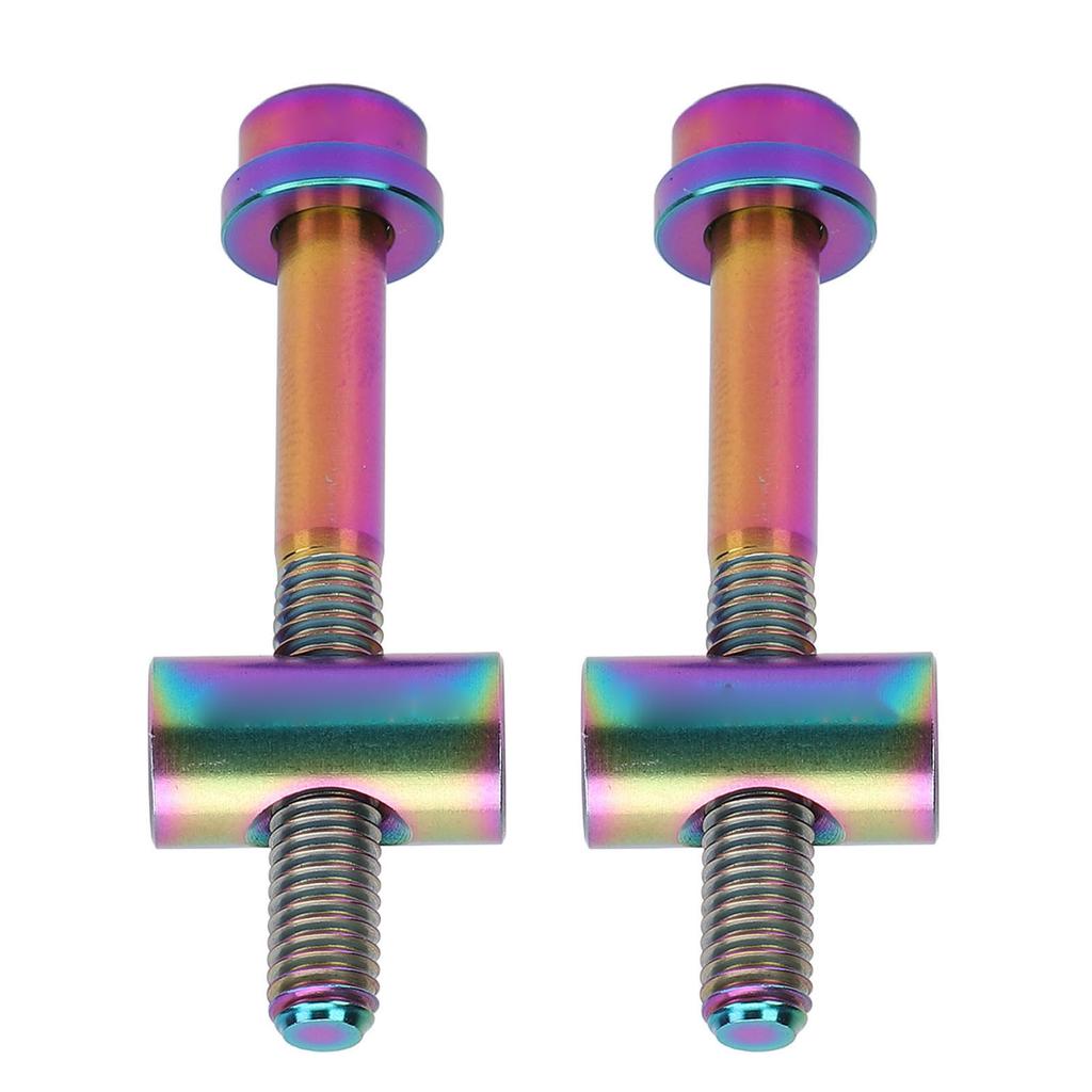 2pcs M5x40mm Ti Alloy Bike Seat Post Fixing Bolts Bike Seatpost Screws Cycling Accessories for Bike Seat Tube Colorful