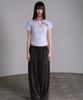 PRENDA Cut Out Star Stud Tee Gray