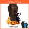 Halloween Cross Coffin Metal Pattern Cutting Dies Craft Embossing Scrapbooking Stamps For Card Making Decor Happy Halloween