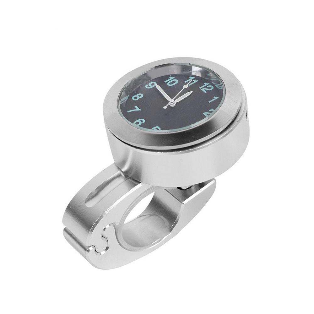 New Waterproof Clock Watch w/ Luminous Numbers For 7/8"- 1" Motorcycle Handlebar