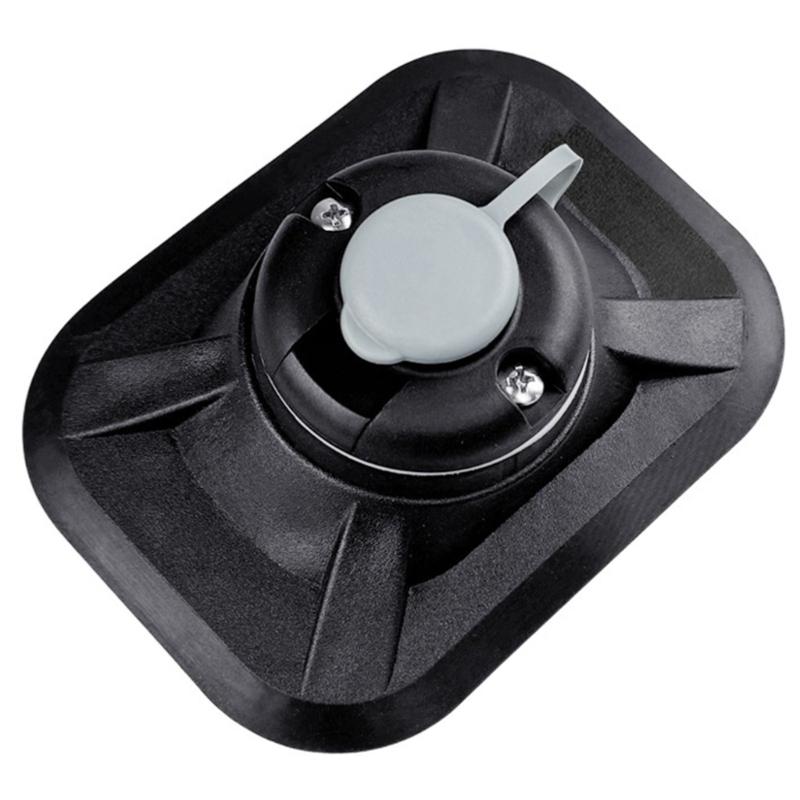 Fish Rod Holder Mount Base Kayaks Mounting Base with 2 Screws for Canoes