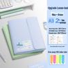 Large Capacity Test Paper Storage Bag with Transparent Insert Pages for Students