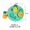 Mini Fruit Vegetable Fondant Silicone Mold Grape Radish Mushroom Pumpkin Chocolate Mould Cake Decorating Tool Polymer Clay Mold